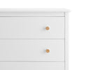 Bianca White with Natural (123) 4-Casey 3 Drawer Dresser