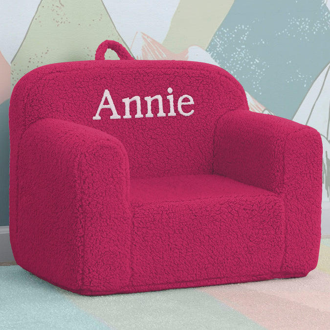 Personalized Cozee Sherpa Chair for Kids 5-Personalized Cozee Sherpa Chair for Kids