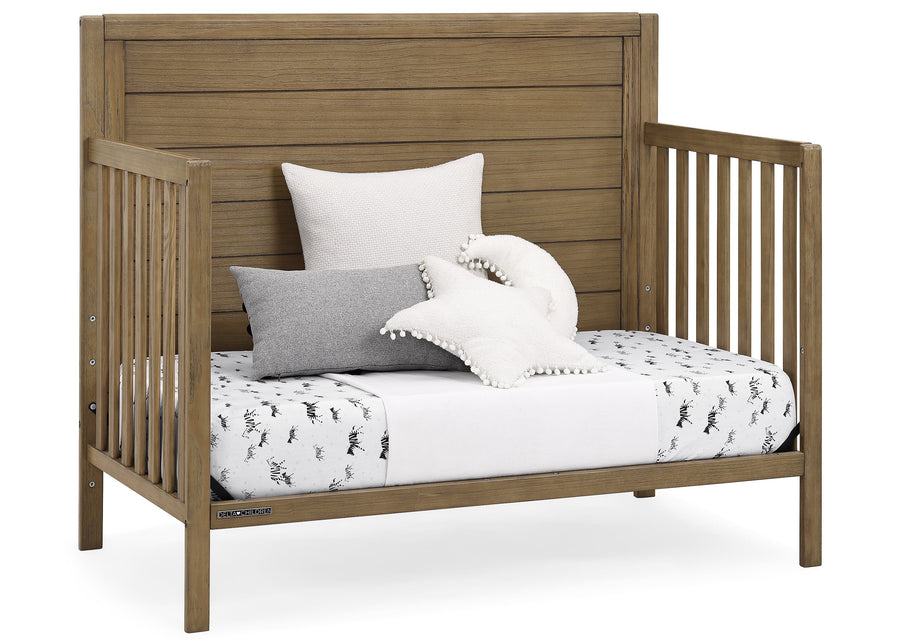 Rustic Acorn (1383) 22-Cambridge 4-in-1 Convertible Crib