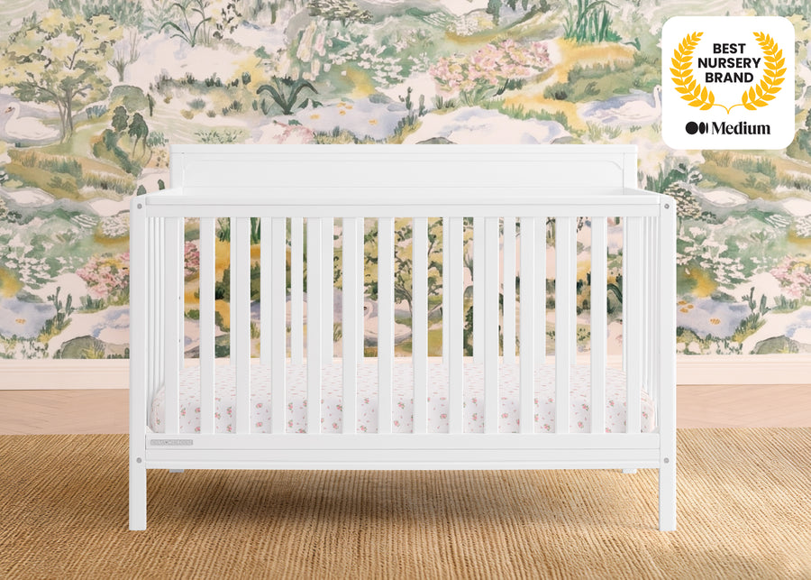 Bianca White (130) 18-Isabelle 6-in-1 Convertible Crib