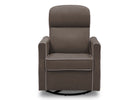 Graphite with Dove Grey (944) 2-Clair Slim Nursery Glider Swivel Rocker Chair
