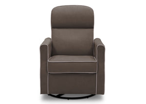 Graphite with Dove Grey (944) 3-Clair Slim Nursery Glider Swivel Rocker Chair