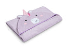 Light Purple Unicorn (1262) 4-Personalized Kids Hooded Bath Towel with Pockets