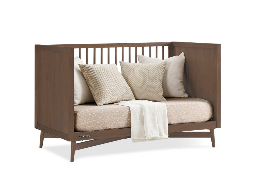 Teak Brown (1526) 6-Dylan 4-in-1 Convertible Crib