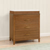 Chestnut (836) 7-Phoebe 3 Drawer Dresser with Interlocking Drawers