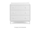 Bianca White (130) 10-babyGap Legacy 3 Drawer Dresser with Interlocking Drawers