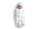 Safari Friends (3414) 1-100% Cotton Flannel Baby Receiving Blankets - 4 Pack