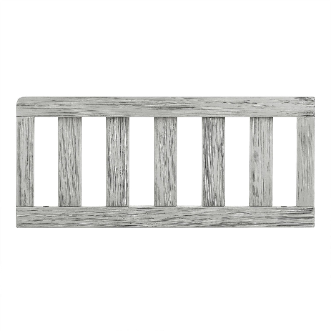 Wooden crib rail on a white background