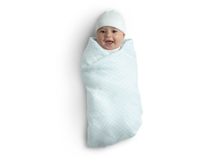 Sea Life (3236) 1-100% Cotton Muslin Baby Receiving Blankets - 4 Pack
