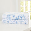 Blue Botanicals (3035) 6-Blue Botanicals Fitted Crib Sheets - 2 Pack