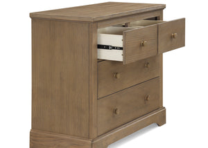 Rustic Acorn (1383) 12-Paloma 4 Drawer Dresser with Changing Top and Interlocking Drawers