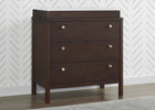 Walnut Espresso (1324) 8-Remy 3 Drawer Dresser with Changing Top