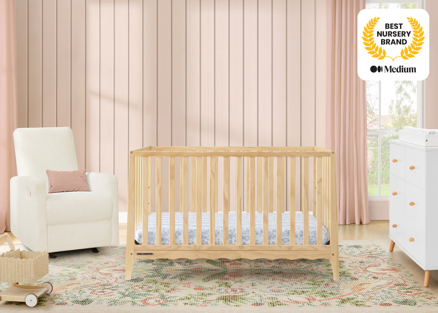 Natural (746) 18-Lulu 5-in-1 Convertible Crib