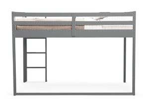 Cool Grey (1216) 5-Twin Loft Bed with Guardrail and Ladder