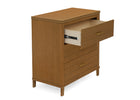 Chestnut (836) 5-Phoebe 3 Drawer Dresser with Interlocking Drawers