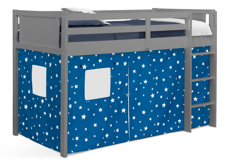 Stars (3207) 9-Bed Tent - Curtain Set for Twin Loft or Bunk Bed (Bed Sold Separately)