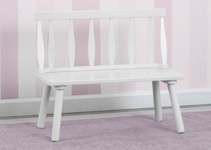 Bianca White (130) 1-Kids Wooden Windsor Bench