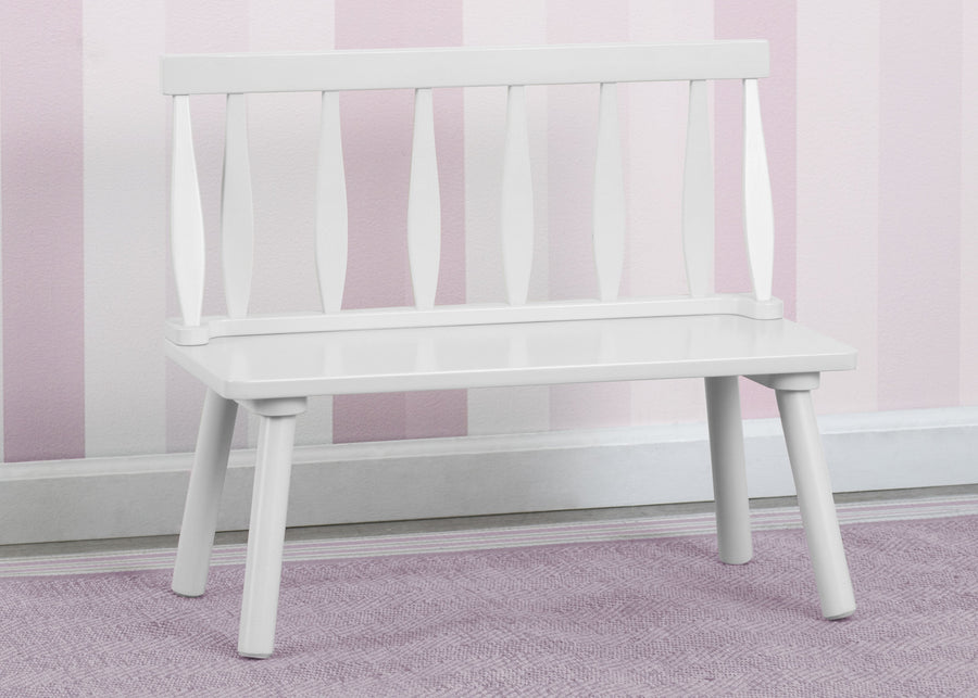 Bianca White (130) 5-Kids Wooden Windsor Bench
