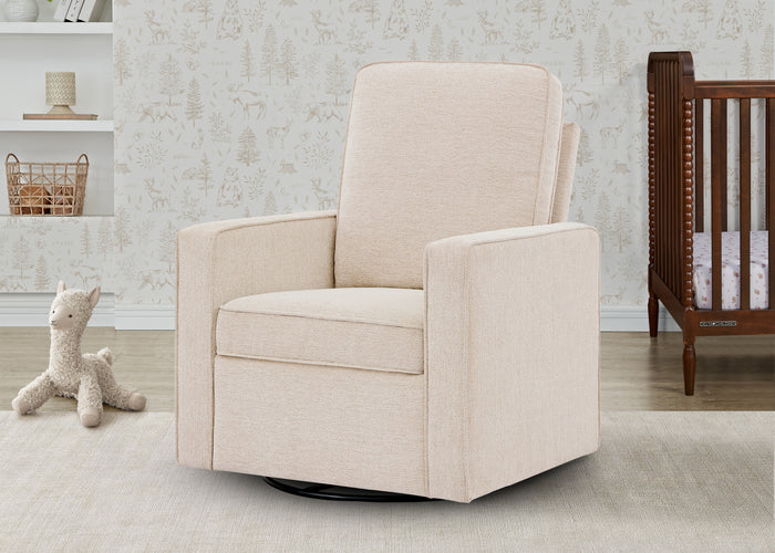 Noah Upholstered Swivel GliderAlmond (1542)