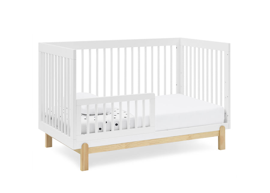 Bianca White with Natural (123) 11-Poppy 4-in-1 Convertible Crib
