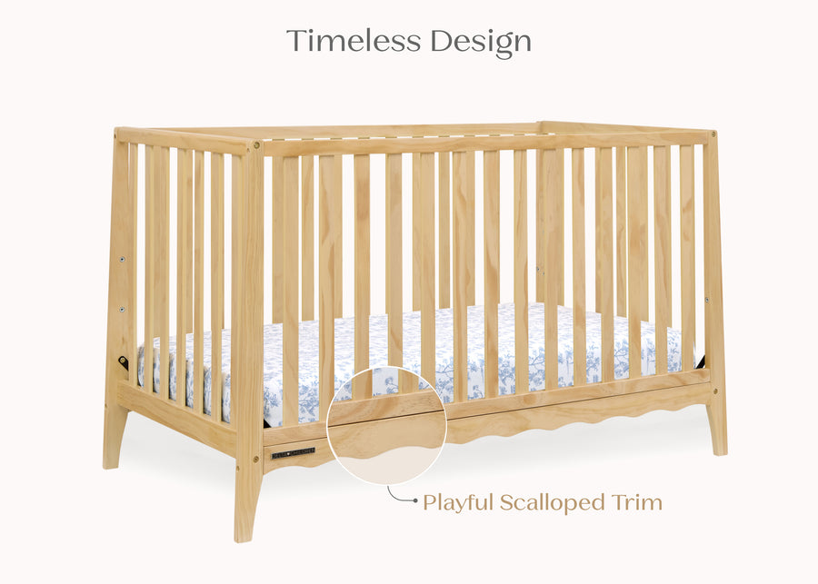 Natural (746) 22-Lulu 5-in-1 Convertible Crib