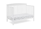 Bianca White (130) 30-Hanover 6-in-1 Convertible Baby Crib