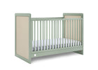 Sage Green and Natural (368) 13-babyGap Liam 4-in-1 Convertible Crib