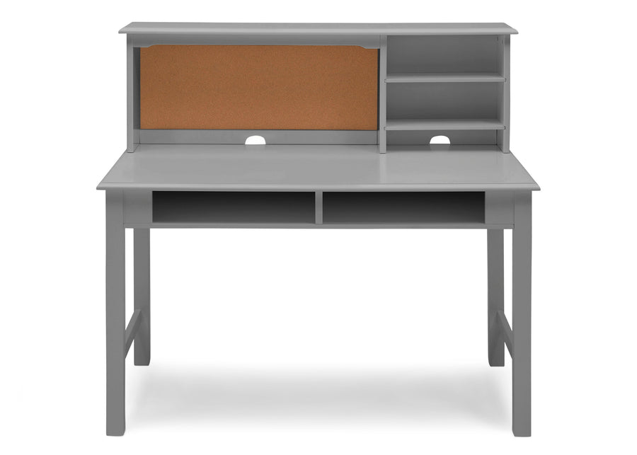 Grey (026) 7-Tween Wood Desk with Hutch and Chair
