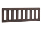 Wooden baby crib rail on a white background 4-Toddler Guardrail (W343725)