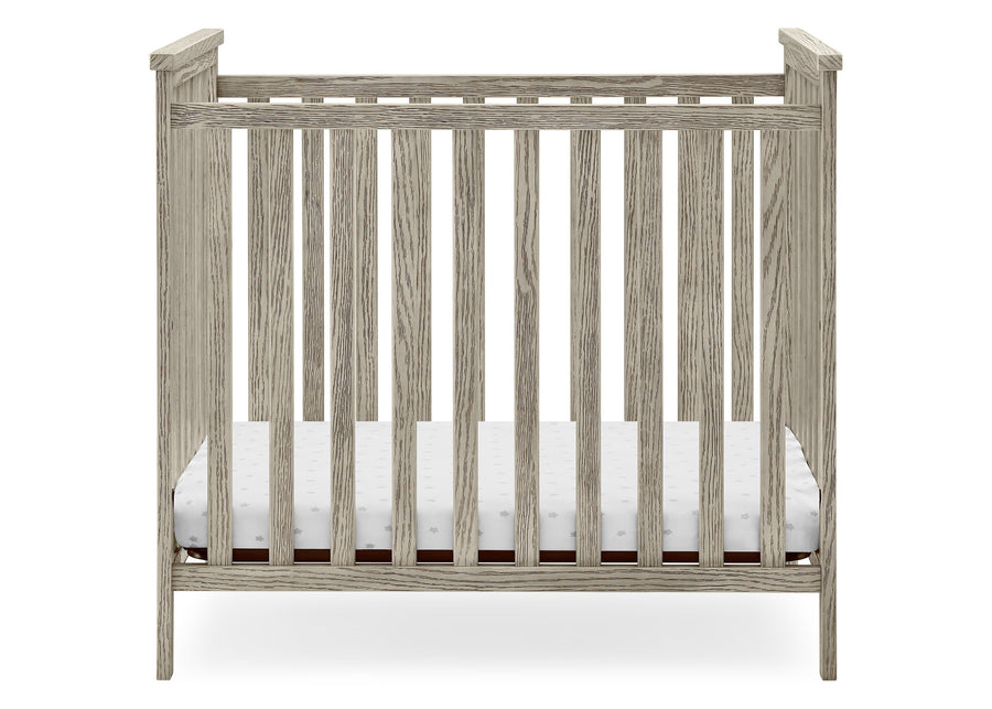 Textured Limestone (1340) 6-Middleton Mini Crib with 2.75-Inch Mattress