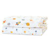 DCB: Space Exploration (3235) 20-Pink Floral Fitted Crib Sheets - 2 Pack