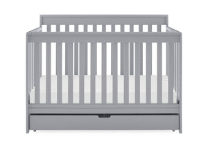 Grey (026) 20-Mercer 6-in-1 Convertible Crib with Storage Trundle