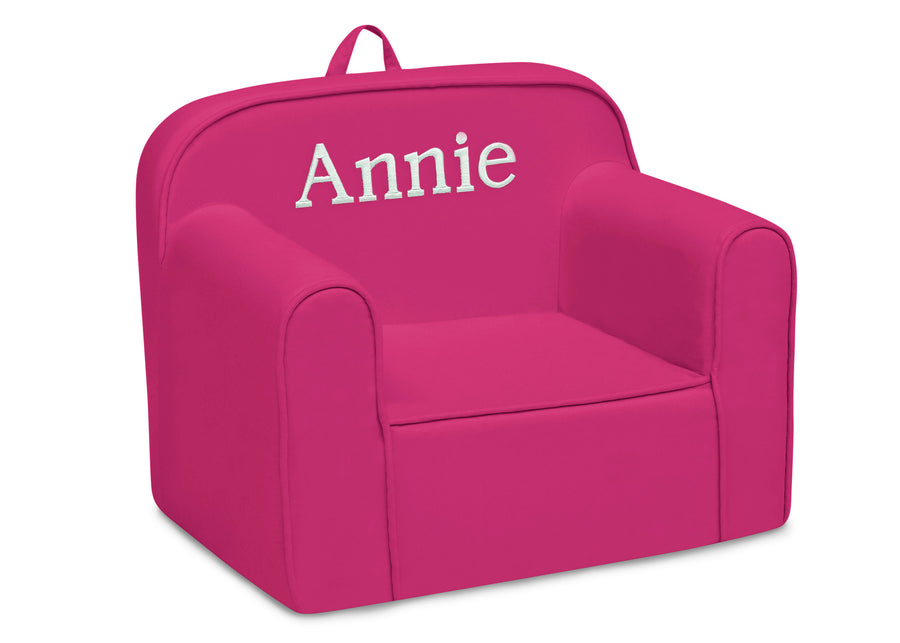Hot Pink (1293) 35-Personalized Cozee Chair for Kids