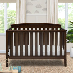 Dark Chocolate (207) 7-Gateway 4-in-1 Convertible Crib