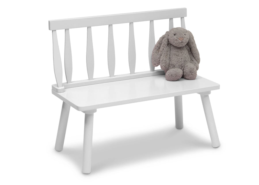 Bianca White (130) 7-Kids Wooden Windsor Bench