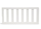 White crib bumper on a white background 50-Toddler Guardrail (0081)