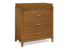 Chestnut (836) 4-Phoebe 3 Drawer Dresser with Interlocking Drawers