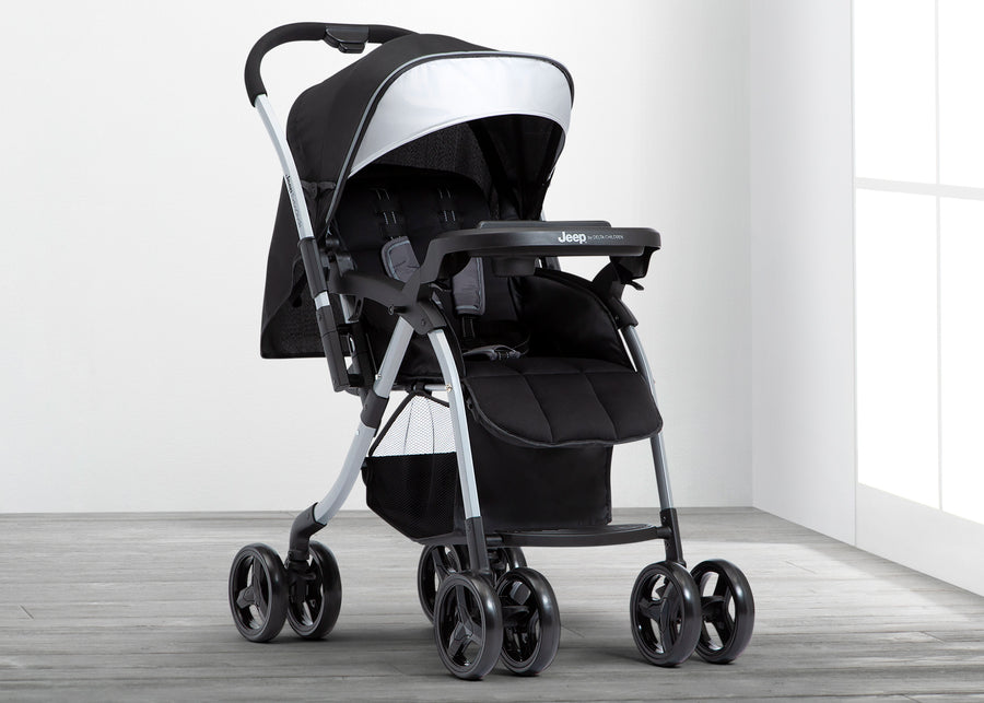 Black (001) 8-Jeep TurboGlyde Reversible Handle Stroller