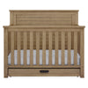 DCB: Rustic Acorn (1383) 9-Caden 6-in-1 Convertible Crib with Trundle Drawer