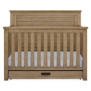 DCB: Rustic Acorn (1383) 9-Caden 6-in-1 Convertible Crib with Trundle Drawer