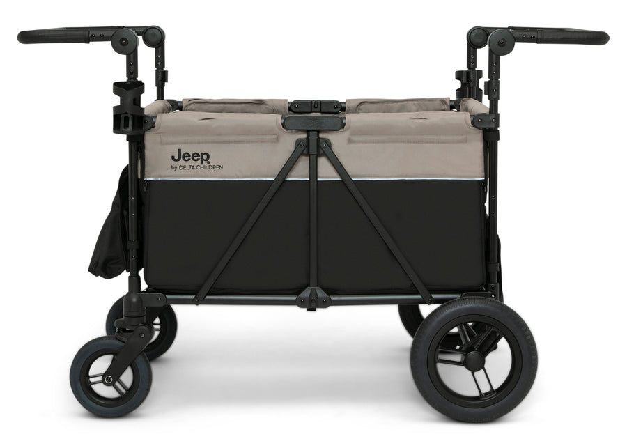 Black and Tan (2473) 6-Gladiator 4-Seater Stroller Wagon