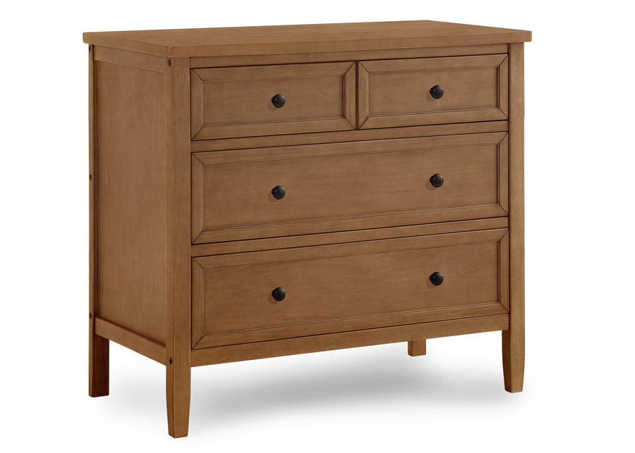 Chestnut (836) 43-Epic 3 Drawer Dresser with Interlocking Drawers