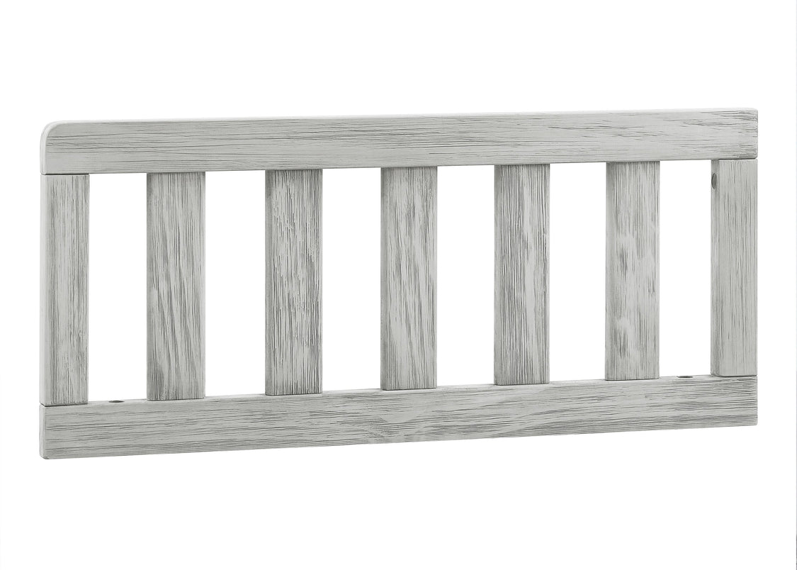 Gray wooden headboard on a white background