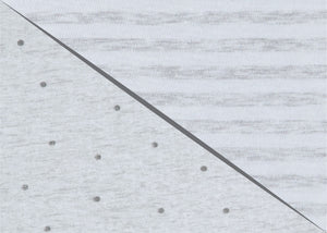 Grey Dots & Stripes (2408) 3-babyGap Grey Dots & Stripes 100% Organic Cotton Crib Sheets - 2 Pack