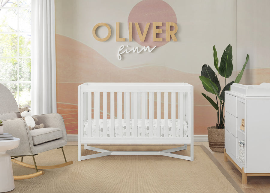 Bianca White (130) 22-Tribeca 4-in-1 Convertible Crib