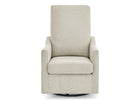 Beige armchair on a white background 25-Andie Nursery Glider Swivel Chair with LiveSmart Fabric