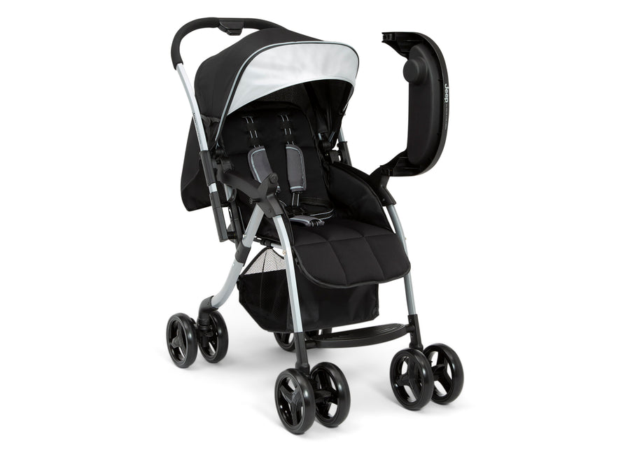 Black (001) 2-Jeep TurboGlyde Reversible Handle Stroller
