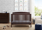 Walnut Espresso (1324) 35-Hanover 6-in-1 Convertible Baby Crib