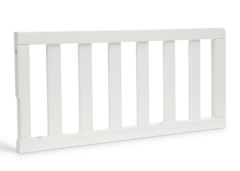 White crib rail on a white background 52-Toddler Guardrail (0081)