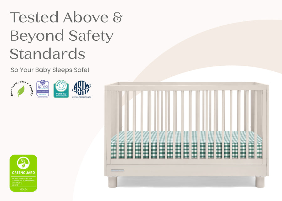Soft Beige (1560) 22-Ari 4-in-1 Convertible Crib